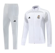 Real Madrid Tute Giacca da Allenamento 2025/26 - Bianco