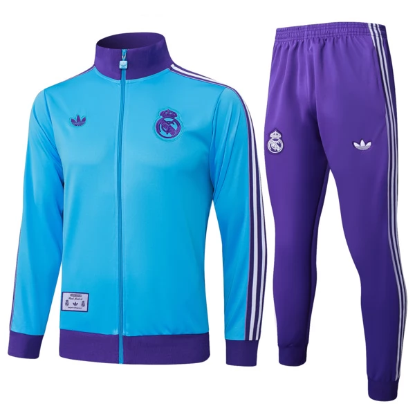 Real Madrid Tute Giacca da Allenamento 2025/26 - Blu Real Madrid Tute Giacca da Allenamento 2025/26 - Blu