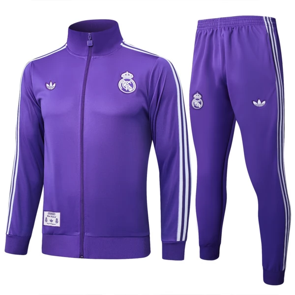 Real Madrid Tute Giacca da Allenamento 2025/26 - Viola Real Madrid Tute Giacca da Allenamento 2025/26 - Viola