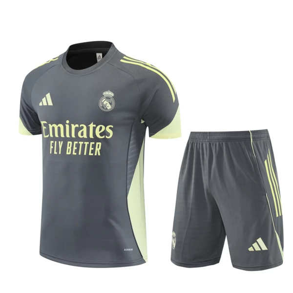 Real Madrid Tute Maglia da Allenamento 2025/26 - Shorts Grigio Real Madrid Tute Maglia da Allenamento 2025/26 - Shorts Grigio