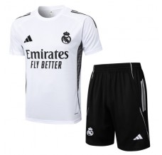 Real Madrid Tute Maglia da Allenamento Bambino 2025/26 - Shorts Bianco