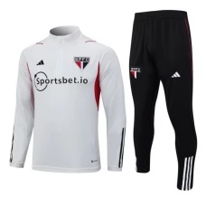 São Paulo FC Tute Felpe da Allenamento 2023/24 - 1-4 Zip Grigio