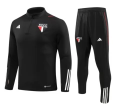 São Paulo FC Tute Felpe da Allenamento 2023/24 - 1-4 Zip Nero