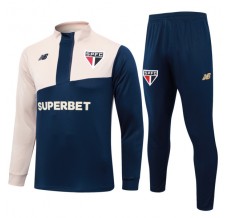 São Paulo FC Tute Felpe da Allenamento 2024/25 - 1-4 Zip Beige