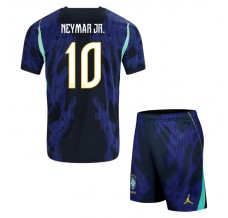 Seconda Divisa Brasile Neymar Jr. 10 Mondiali 2026 Bambino