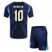 Seconda Divisa Brasile Neymar Jr. 10 Mondiali 2026 Bambino