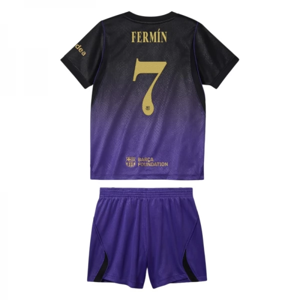 Seconda Divisa FC Barcelona Fermín 7 2026/27 Bambino Seconda Divisa FC Barcelona Fermín 7 2026/27 Bambino