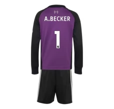 Seconda Divisa Liverpool FC A.Becker 1 Portiere 2026/27 Bambino Maniche Lunghe