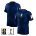Seconda Maglia Brasile Mondiali 2026 con Patch