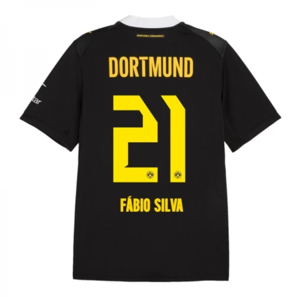 Seconda Maglia BV Borussia 09 Dortmund Fábio Silva 21 2026/27 Seconda Maglia BV Borussia 09 Dortmund Fábio Silva 21 2026/27