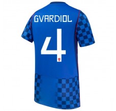 Seconda Maglia Croazia Gvardiol 4 Mondiali 2026