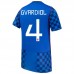 Seconda Maglia Croazia Gvardiol 4 Mondiali 2026