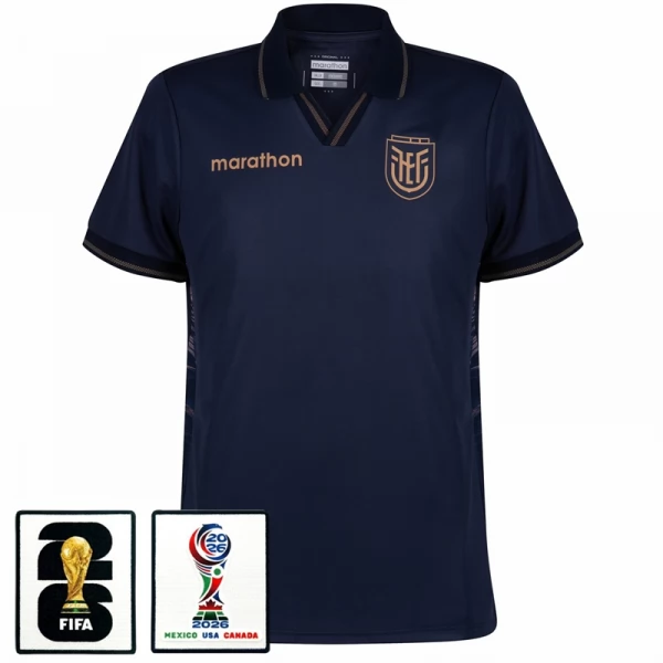 Seconda Maglia Ecuador Mondiali 2026 con Patch Seconda Maglia Ecuador Mondiali 2026 con Patch