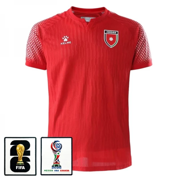 Seconda Maglia Giordania Mondiali 2026 con Patch Seconda Maglia Giordania Mondiali 2026 con Patch