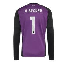 Seconda Maglia Liverpool FC A.Becker 1 Portiere 2026/27 Maniche Lunghe