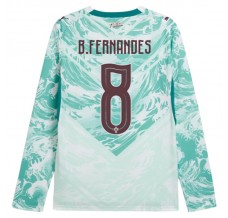 Seconda Maglia Portogallo B.Fernandes 8 Mondiali 2026 Maniche Lunghe