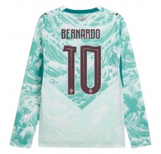 Seconda Maglia Portogallo Bernardo 10 Mondiali 2026 Maniche Lunghe
