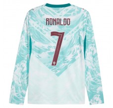 Seconda Maglia Portogallo Ronaldo 7 Mondiali 2026 Maniche Lunghe