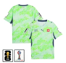 Seconda Maglia Svizzera Mondiali 2026 con Patch