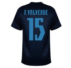 Seconda Maglia Uruguay F.Valverde 15 Mondiali 2026