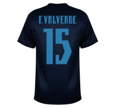 Seconda Maglia Uruguay F.Valverde 15 Mondiali 2026
