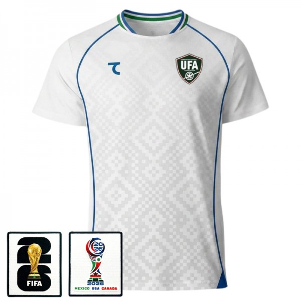 Seconda Maglia Uzbekistan Mondiali 2026 con Patch Seconda Maglia Uzbekistan Mondiali 2026 con Patch