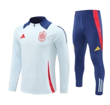 Spagna Tute Felpe da Allenamento 2024/25 - 1-4 Zip Blu