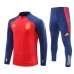 Spagna Tute Felpe da Allenamento 2024/25 - 1-4 Zip Rosso