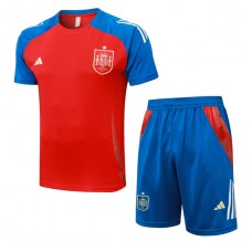 Spagna Tute Maglia da Allenamento Bambino 2024/25 - Shorts Rosso Blu
