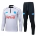 SSC Napoli Tuta Felpa da Allenamento 2025/26 - 1-4 Zip Grigio