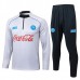 SSC Napoli Tuta Felpa da Allenamento Bambino 2025/26 - 1-4 Zip Grigio