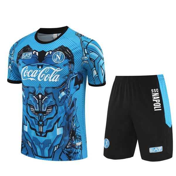 SSC Napoli Tuta Maglia da Allenamento 2025/26 - Shorts Blu SSC Napoli Tuta Maglia da Allenamento 2025/26 - Shorts Blu
