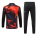 SSC Napoli Tute Felpe da Allenamento Bambino 2024/25 - 1-4 Zip Rosso Nero