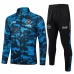 SSC Napoli Tute Giacca da Allenamento Bambino 2024/25 - Blu Nero SSC Napoli Tute Giacca da Allenamento Bambino 2024/25 - Blu Nero
