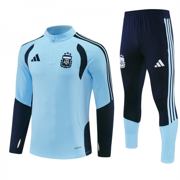 Tuta Argentina 2026/27 - 1-4 Zip Blu Tuta Argentina 2026/27 - 1-4 Zip Blu