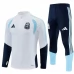 Tuta Argentina Bambino 2026/27 - 1-4 Zip Bianco