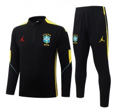 Tuta Brasile Bambino 2026/27 - 1-4 Zip Nero
