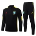 Tuta Brasile Bambino 2026/27 - 1-4 Zip Nero