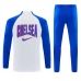 Tuta Chelsea Bambino 2026/27 - 1-4 Zip Bianco