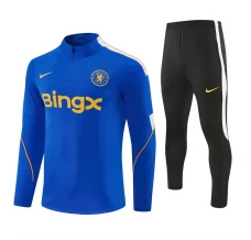 Tuta Chelsea Bambino 2026/27 - 1-4 Zip Blu