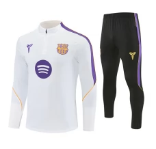 Tuta FC Barcelona Bambino 2026/27 - 1-4 Zip Bianco