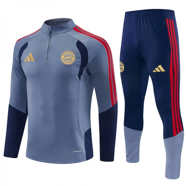 Tuta FC Bayern München Bambino 2026/27 - 1-4 Zip Grigio Tuta FC Bayern München Bambino 2026/27 - 1-4 Zip Grigio