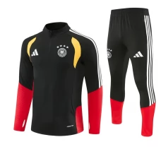 Tuta Germania Bambino 2026/27 - 1-4 Zip Nero