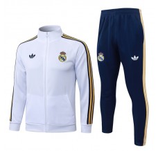 Tuta(Giacca+Pantaloni) Real Madrid Bambino 2026/27 - Bianco