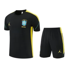 Tuta(Maglia+Shorts) Brasile Bambino 2026/27 Nero