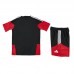 Tuta(Maglia+Shorts) Germania Bambino 2026/27 Nero