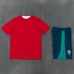 Tuta(Maglia+Shorts) Portogallo Bambino 2026/27 Rosso