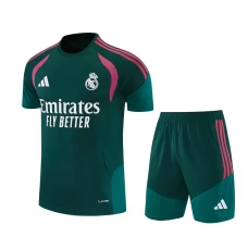 Tuta(Maglia+Shorts) Real Madrid Bambino 2026/27 Verde Rosso