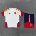Tuta(Maglia+Shorts) Spagna Bambino 2026/27 Bianco
