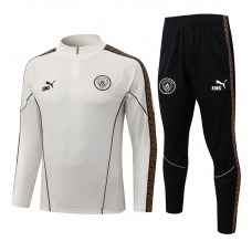 Tuta Manchester City Bambino 2026/27 - 1-4 Zip Beige